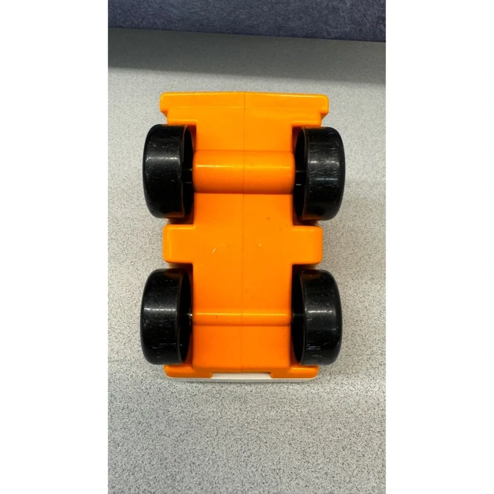 Vintage Tonka Chunky‎ Wheels Yellow School Bus With Clicking Wheels 1987